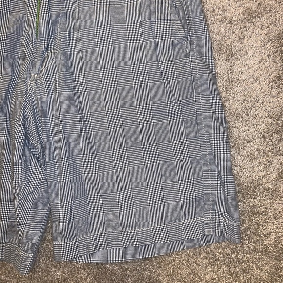 American Eagle Dark Blue & White Plaid shorts W 33 - Picture 5 of 13
